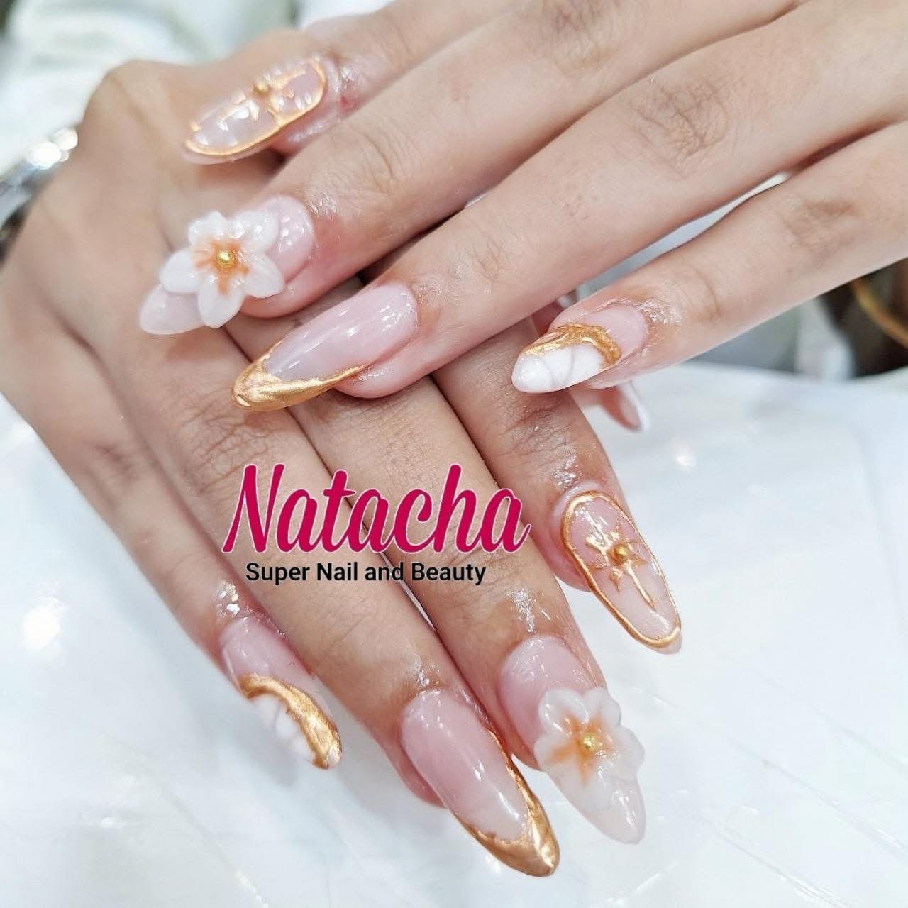 Gold Floral Art